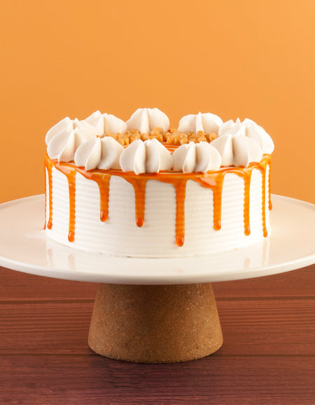 online cake order in pune - 1 Pound Butterscotch Cake