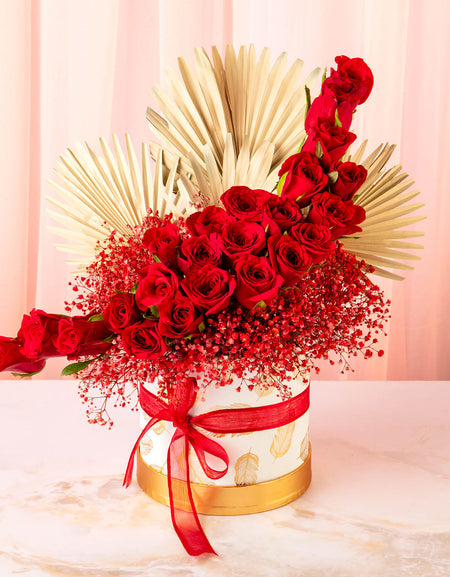 flower bouquet near me - red bloom of roses