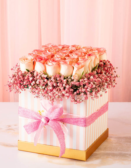 Bed of Pink Roses