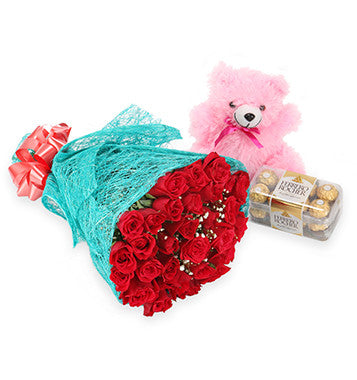 flower chocolate and teddy bear delivery to Pune