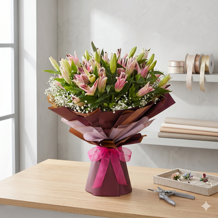 Lilies in Bloom