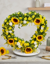 Yellow Floral Wreath