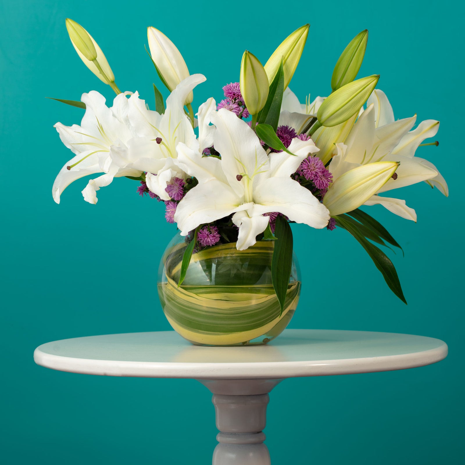 White Lilies in a Vase