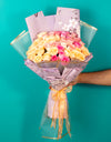 50 Roses hand tied