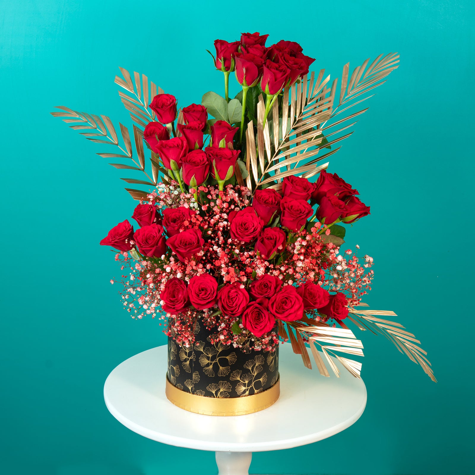 40 Inch Roses 40 Red Roses Box – Shamuns Flowers