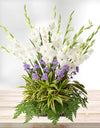 White Gladiolus Flower Arrangement