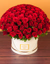 Red Roses Boxed Flower Bouquets in Pune