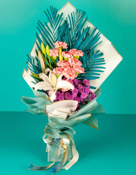 flower delivery in pune - lilies and Carnations