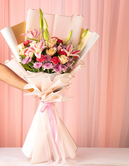 flower bouquet online - mixed flower arrangement