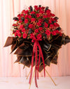 flower bouquet online delivery - 60 red roses