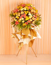 flower delivery to pune - mix floral pedestal