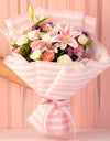 online flower delivery - lilies, roses, and chrysanthemums
