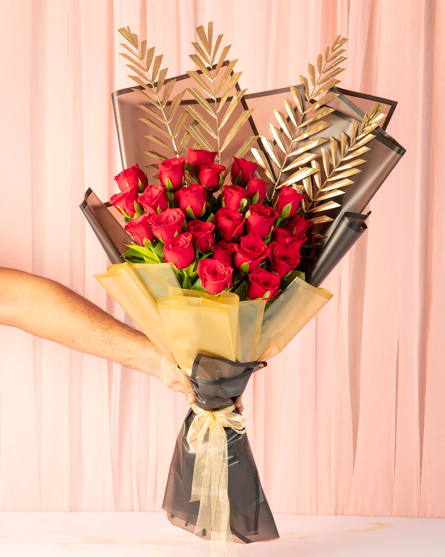 online delivery for flowers - 24 red roses