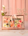 flower delivery to pune - rose floral purse