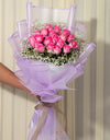 flower delivery in pune - pink roses
