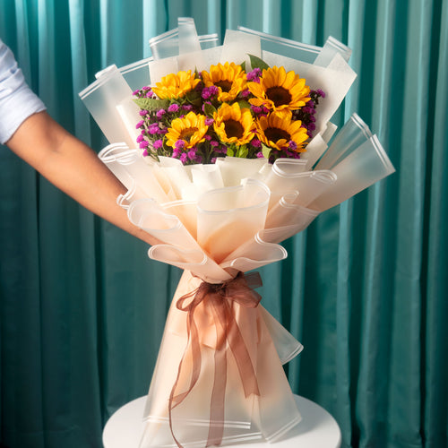 flower bouquet near me - sunflowers