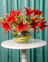 bouquet delivery online - red lilies
