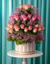 flower bouquet online delivery - pink roses