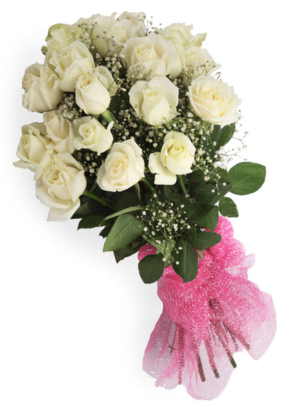 20 White Rose Flowers delivery in Pune