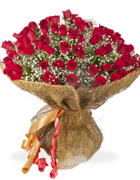 bouquet delivery online - Bouquet Of 100 Red Roses