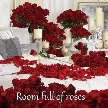 florist online delivery for Room Full Of Roses and candles